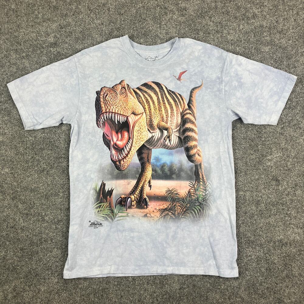 The Mountain T-Rex Dinosaur Kid's T-Shirt  XL Light Purple Graphic Short‎ Sleeve